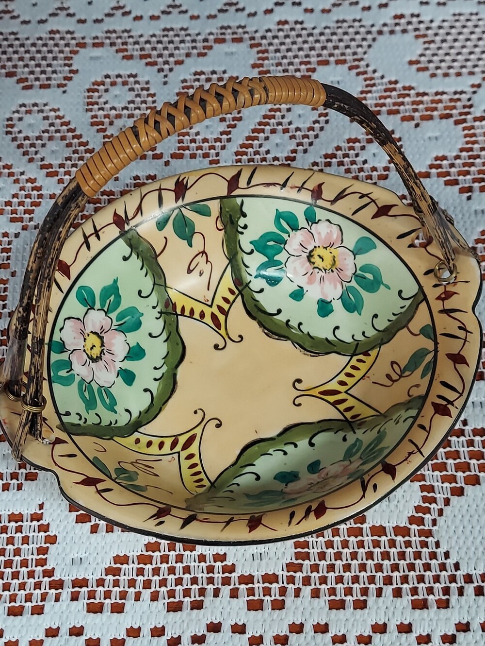 Vintage Japanese Ceramic Bowl/Basket